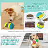 Adjustable Treat Dispenser Toy For Dogs - Interactive IQ Stimulator Slow Feeder For Boredom-Free Fun Puppy Toy Adjustable Food Dispensing Treat Dispen